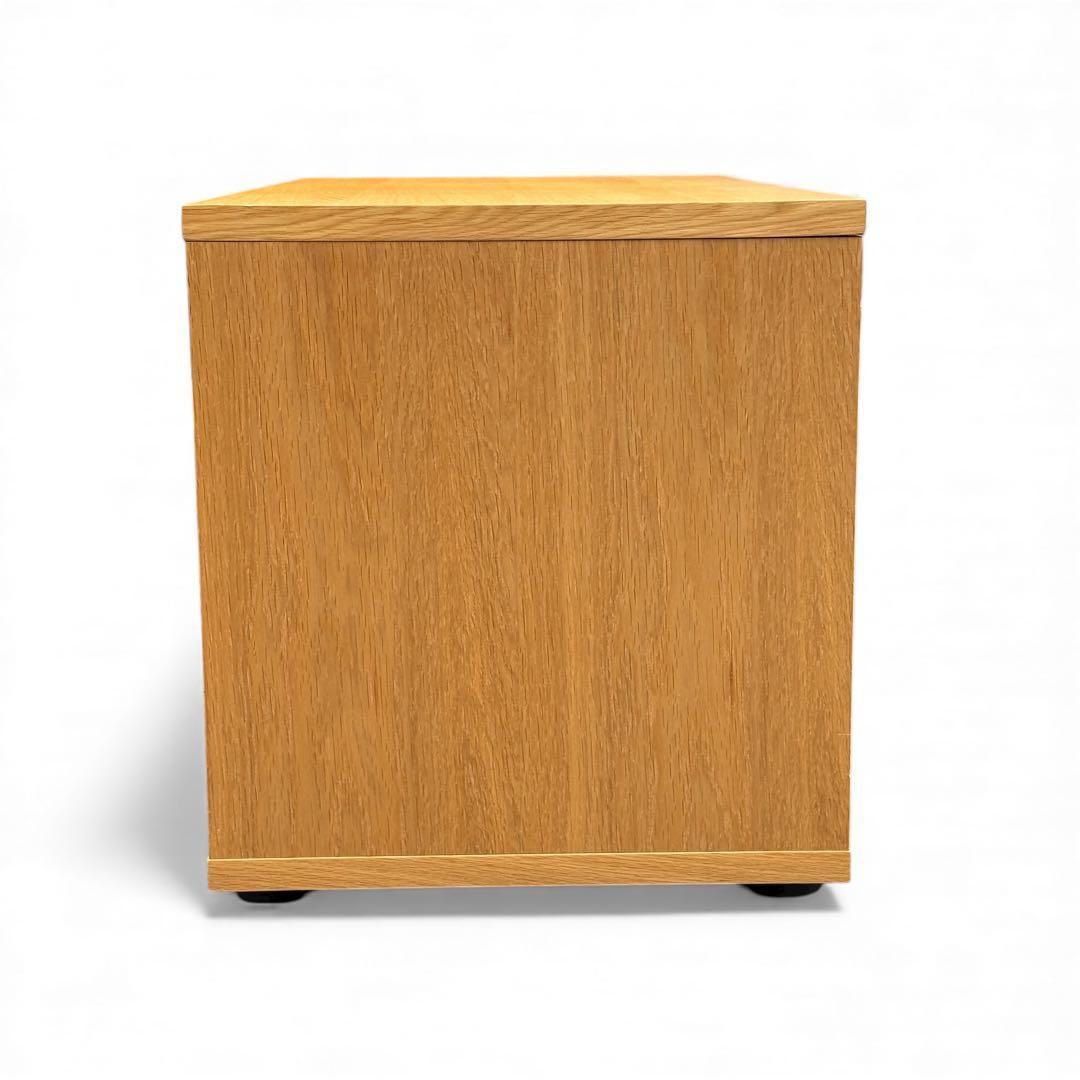 【年末限定】無印良品 スタッキングキャビネット オーク材 テレビ台 廃盤品