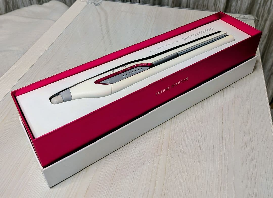 ゆったん専用　HAIRBEAURON ストレートヘアアイロン ホワイト