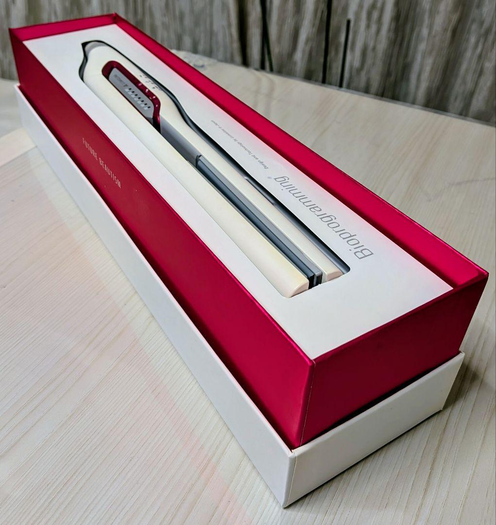 ゆったん専用　HAIRBEAURON ストレートヘアアイロン ホワイト