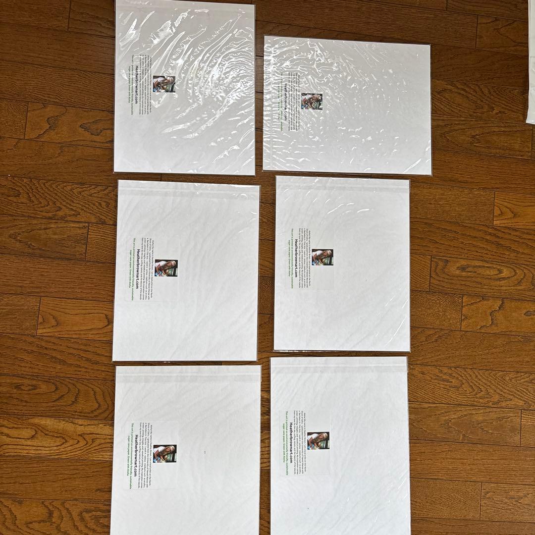 ヘザーブラウン　のアートプリント絵画6枚セット