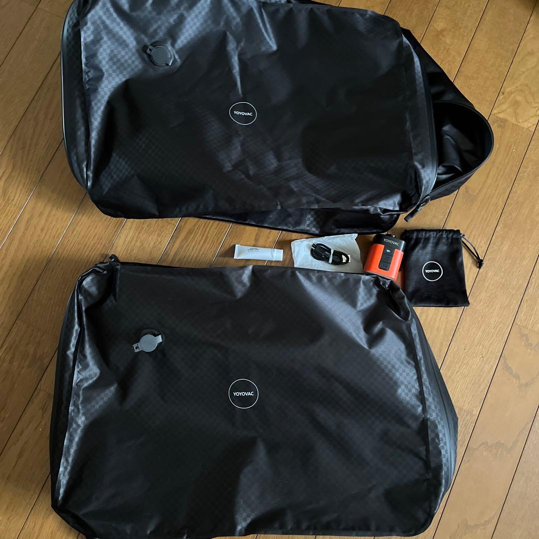 YOYOVAC 圧縮トラベルバッグ シンプルセット(追跡タグ無)試し圧縮のみ