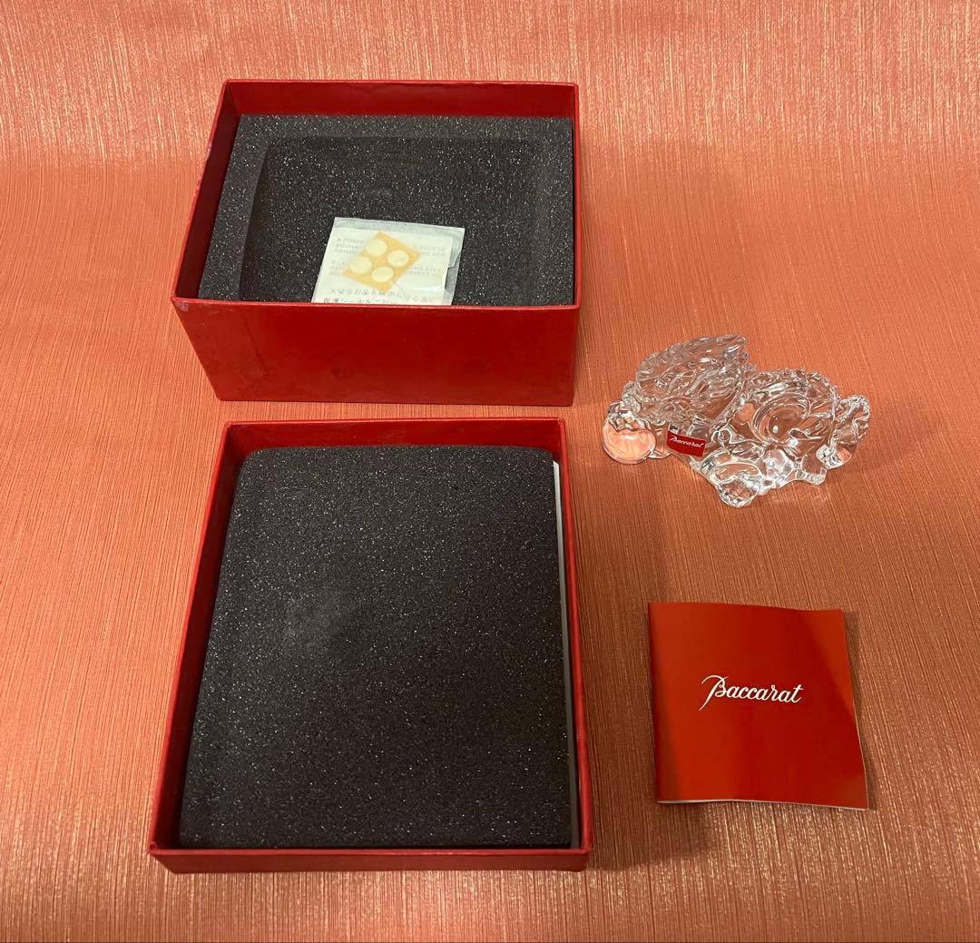 Baccarat クリスタルガラス ドラゴン 約10cm