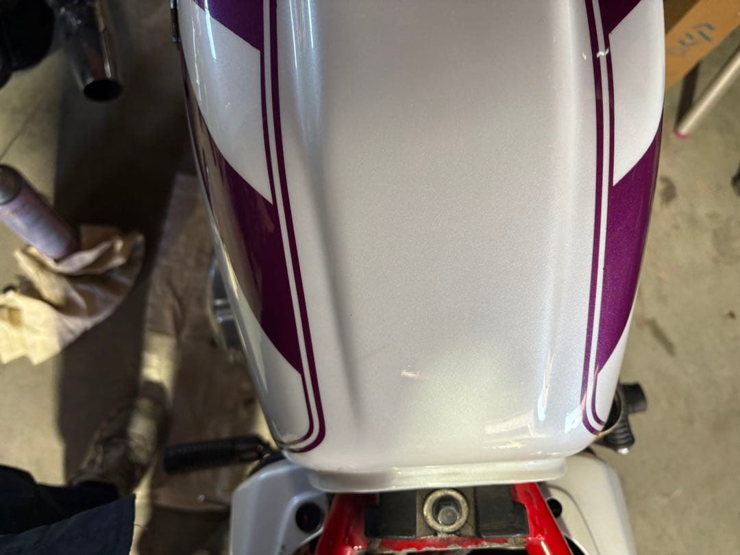 CB400T 角タンク　サイドカバー　セット