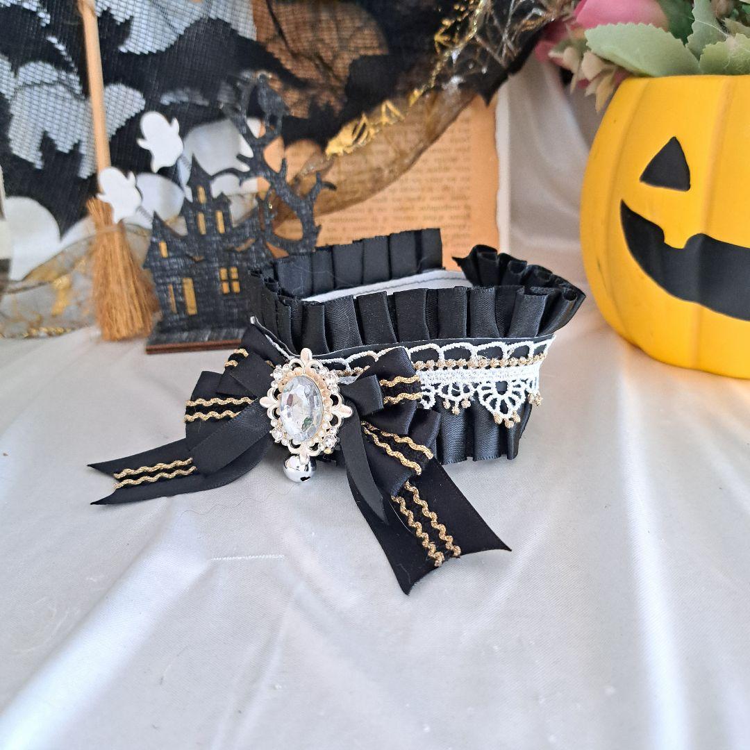 短毛ちゃんにも♥️中世ヨーロッパ風チョーカー(③)わんちゃん猫ちゃん用