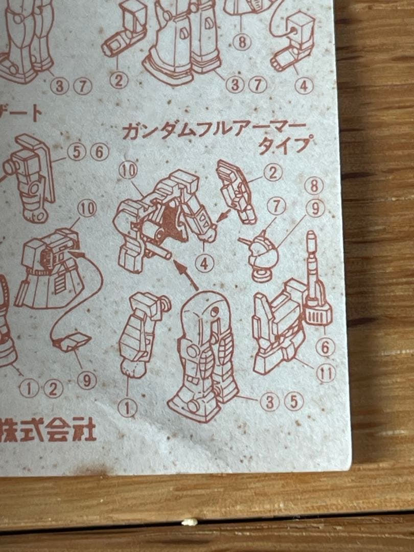 森永チョコスナック　1/300 MSV モビルスーツバリエーション 4個セット