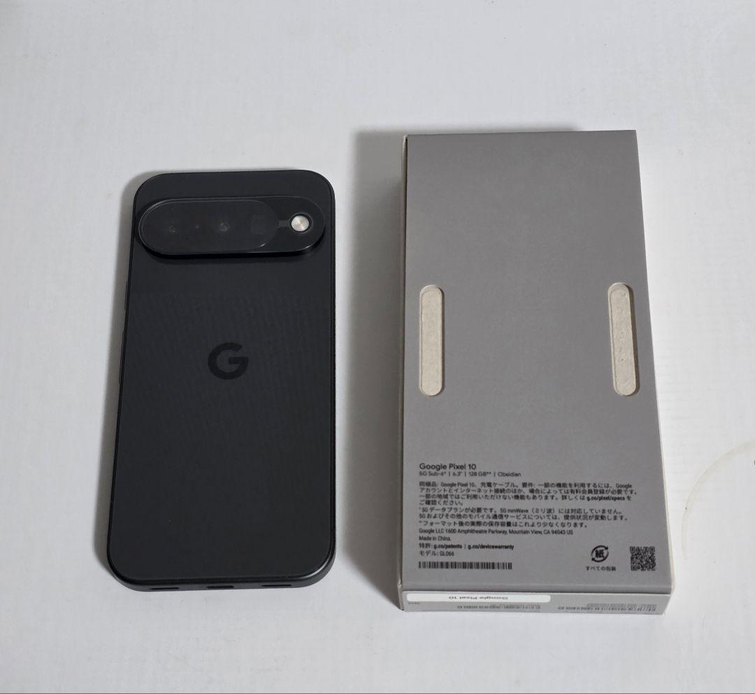 スマートフォン本体 Google Pixel10 128GB Obsidian