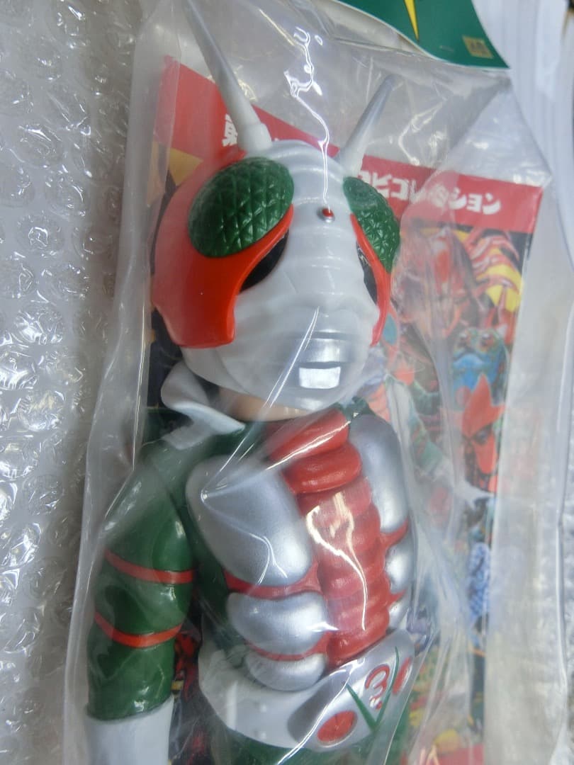 東映レトロソフビコレクション　仮面ライダーV3 ビニールマフラー　未開封品