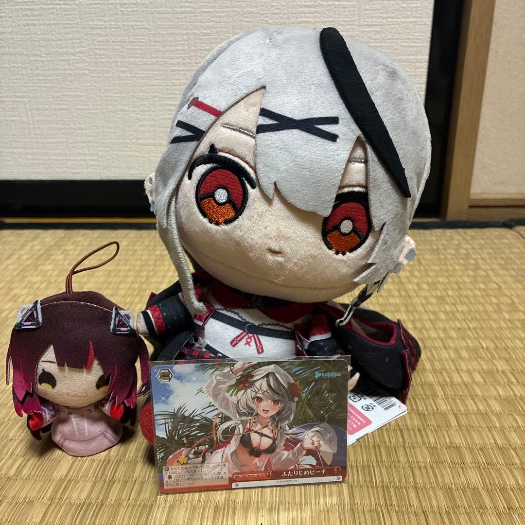 ホロライブぬいぐるみセット(カード、ストラップ、指パペット)