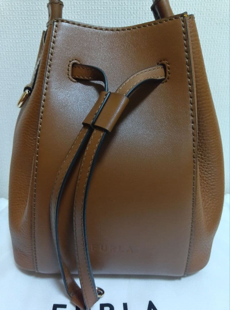 【未使用】フルラ ミアステラ ミニ バケットバッグ ハンド/ショルダーバッグ