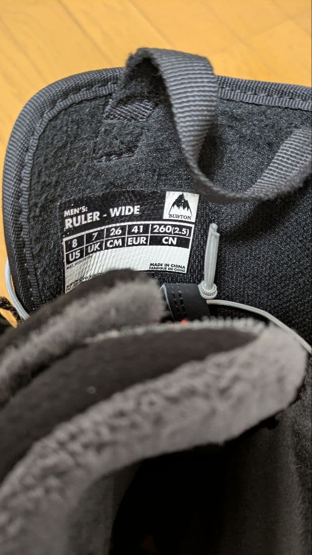 BURTON バートン RULER WIDE 26CM　値下げ