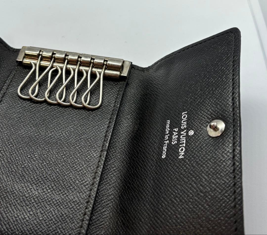 ルイヴィトン　キーケース　6連　ブラック　美品