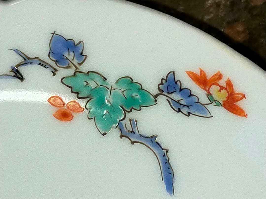 ♥未使用♥　人間国宝　13代　♥　酒井田柿右衛門　♥　皿　５枚　共箱付き