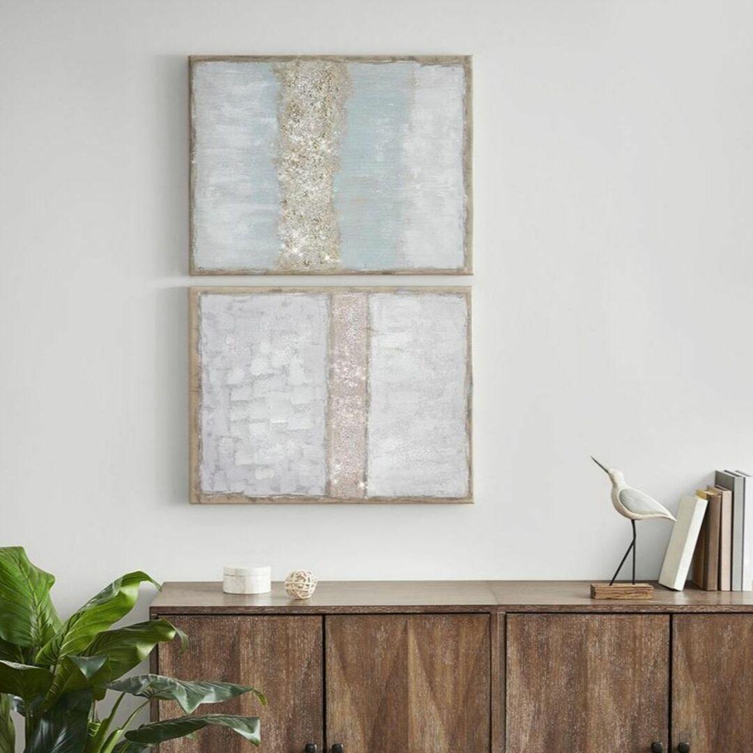 キャンバスアート 2点セット Radiant グリッター キラキラ 4246