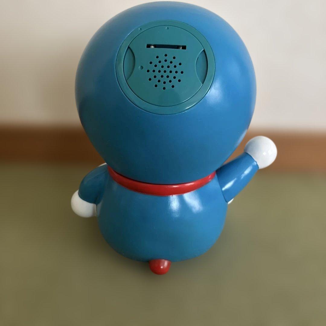 レトロ　音声機能付きドラえもん　貯金箱