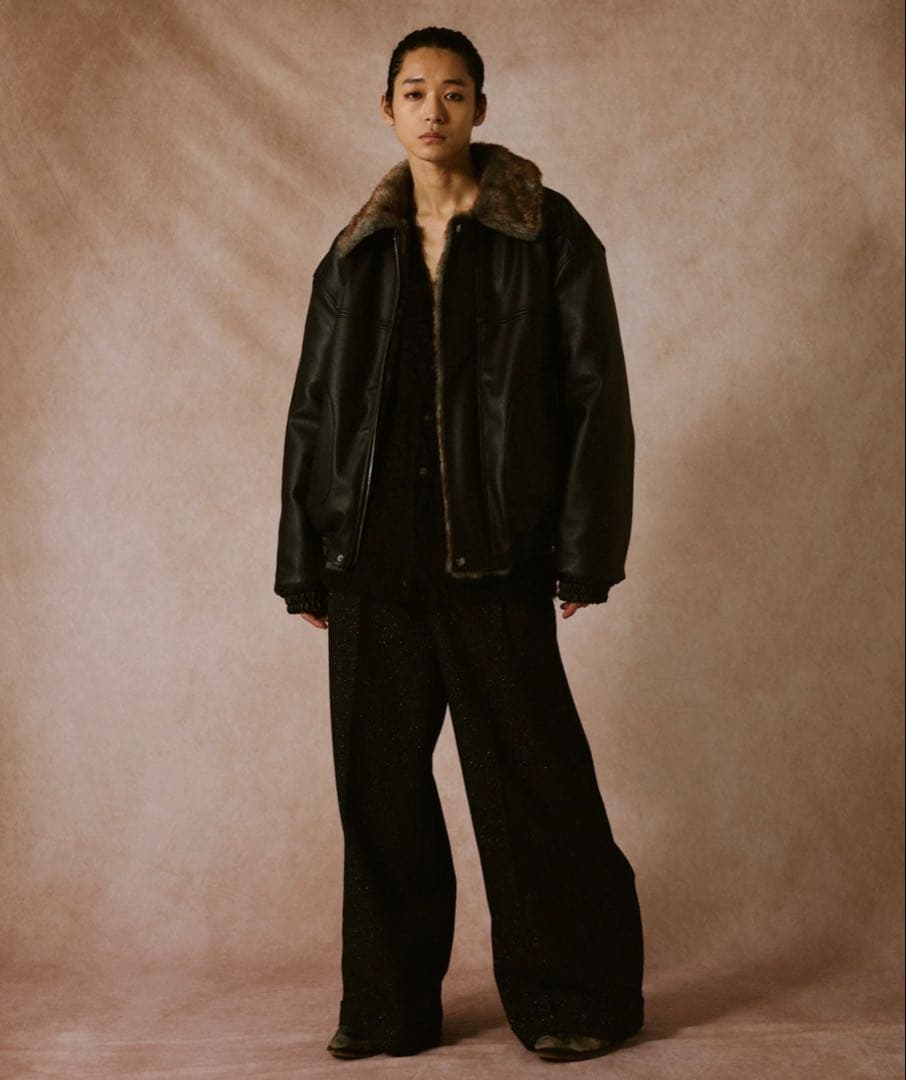 Camphorwoodフェイクレザーファー2wayリバーシブルフライト