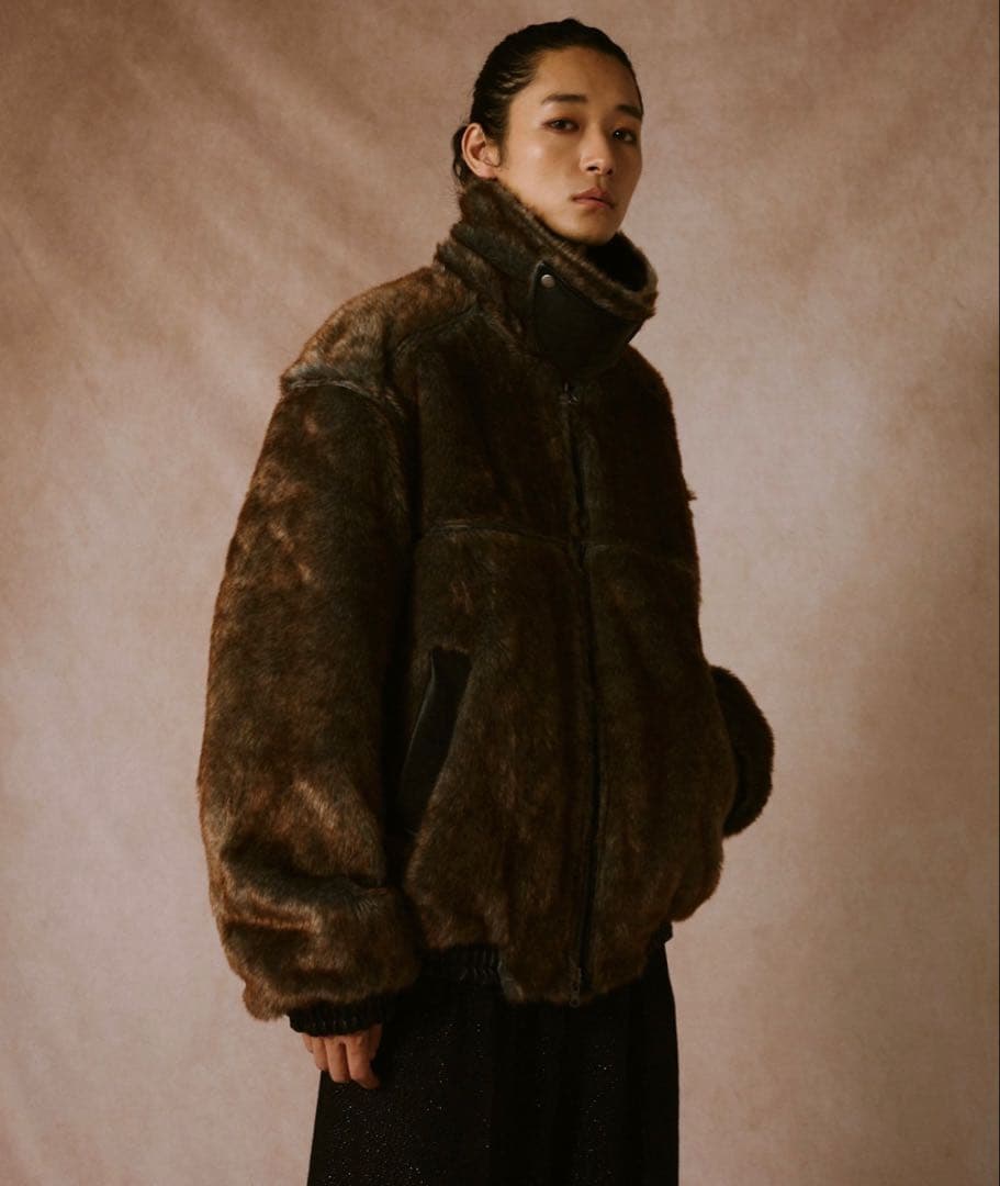 Camphorwoodフェイクレザーファー2wayリバーシブルフライト