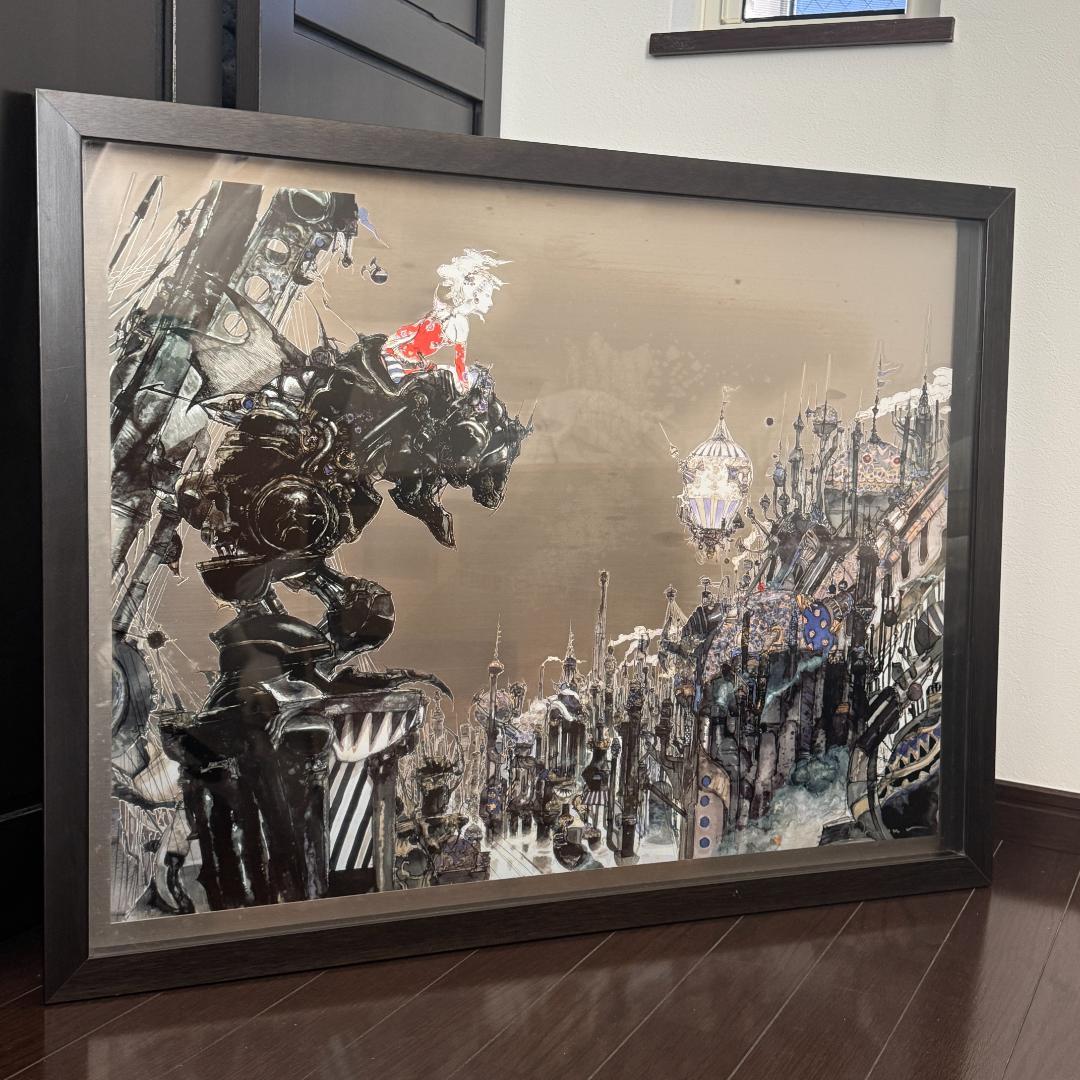 天野喜孝　FF6 街DX 版画 ティナ 魔導アーマー ファイナルファンタジー