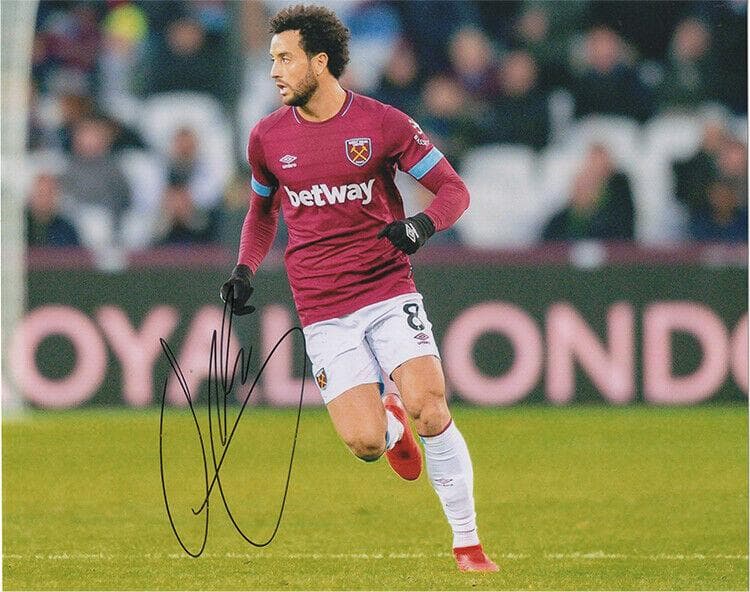 直筆サイン入り写真 フェリペ・アンデルソン・ペレイラ・ゴメス  SA鑑定済