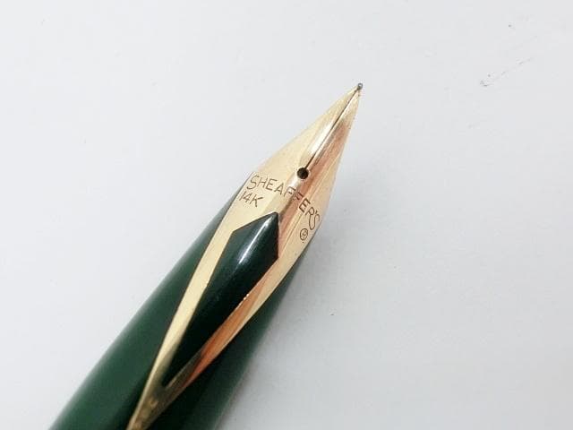 シェーファー グリーン 14K刻印 文房具 万年筆