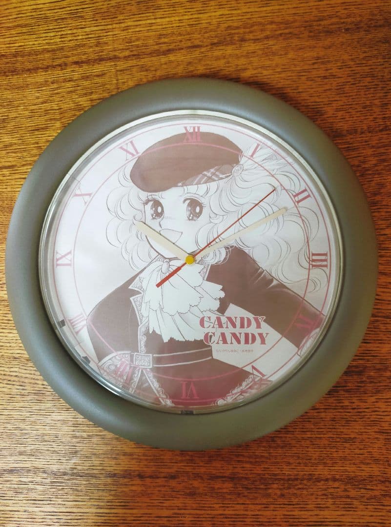 【激レア 動作確認済】キャンディ♡キャンディ壁掛け時計