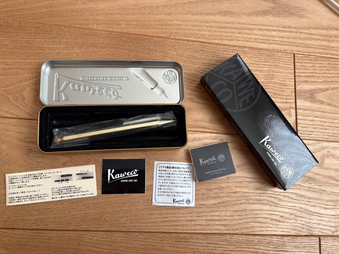 シャーペンセット カヴェコスペシャルブラス、タイムラインetc.....