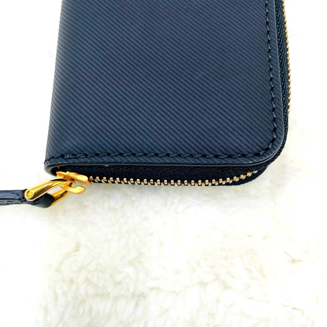 未使用級 バーバリー 財布 ケース ラウンドファスナー ブラック 付属品有