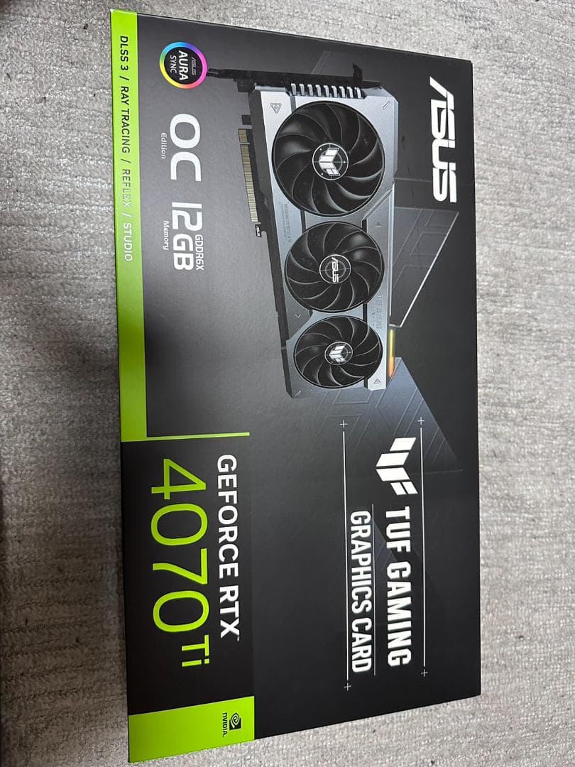 グラフィックボード・グラボ・ビデオカード ASUS TUF GeForce RTX 4070 Ti OC