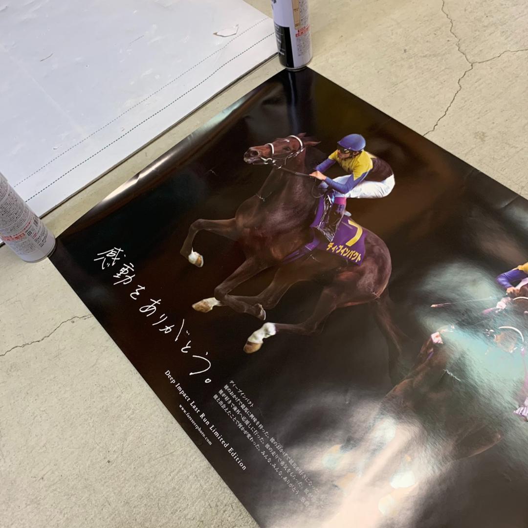 ［競馬］　ディープインパクト 　JRA ポスター「感動をありがとう」　A1