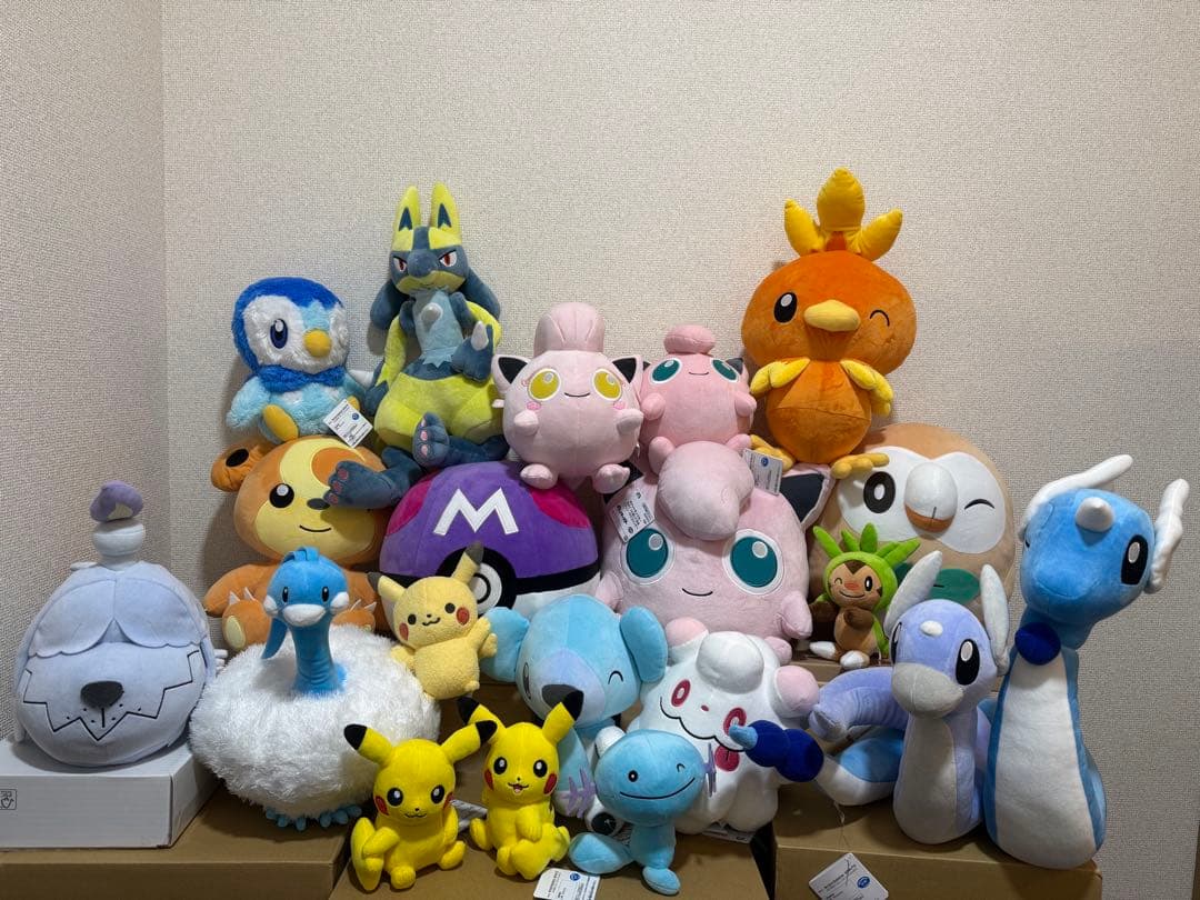 ポケモン ぬいぐるみ20体　チルタリス　マスターボール　アチャモ　まとめ売り