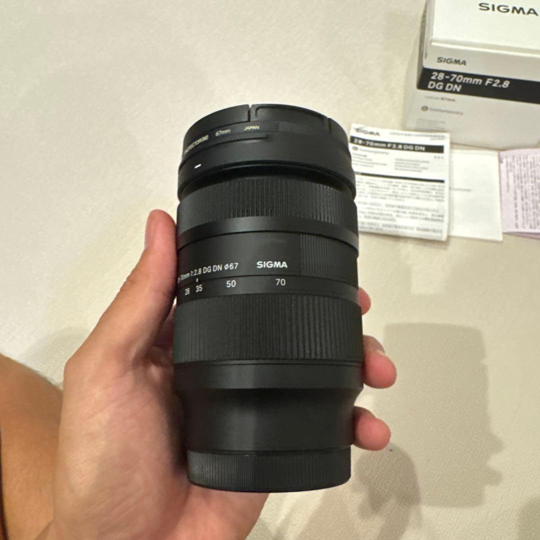 SIGMA 28-70mm F2.8 DG DN フィルター付き　SONY e