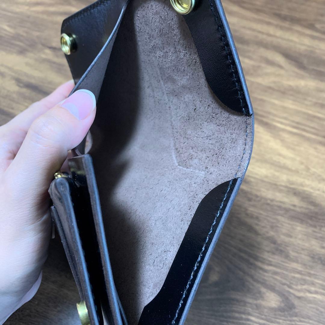 トラッカーウォレット　ミドル　クロスコンチョ