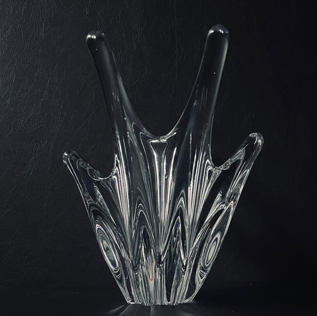 Baccarat バカラ/※3.6kg 大型クリスタル コンポート 珍型