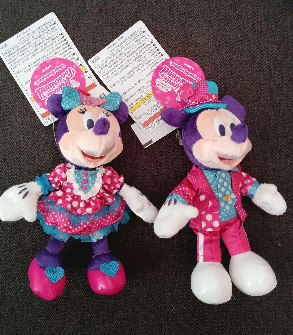 ディズニー パルパルーザ ぬいぐるみバッジ 完売品 新品 ミッキー ミニー 最安
