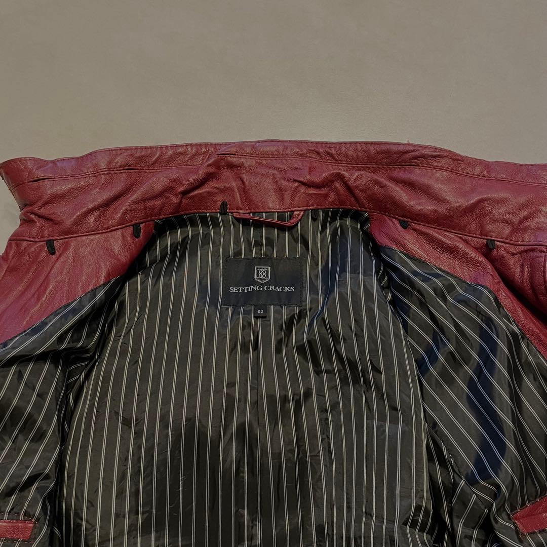 MEN'S BIGI SETTING CRACKS ライダース