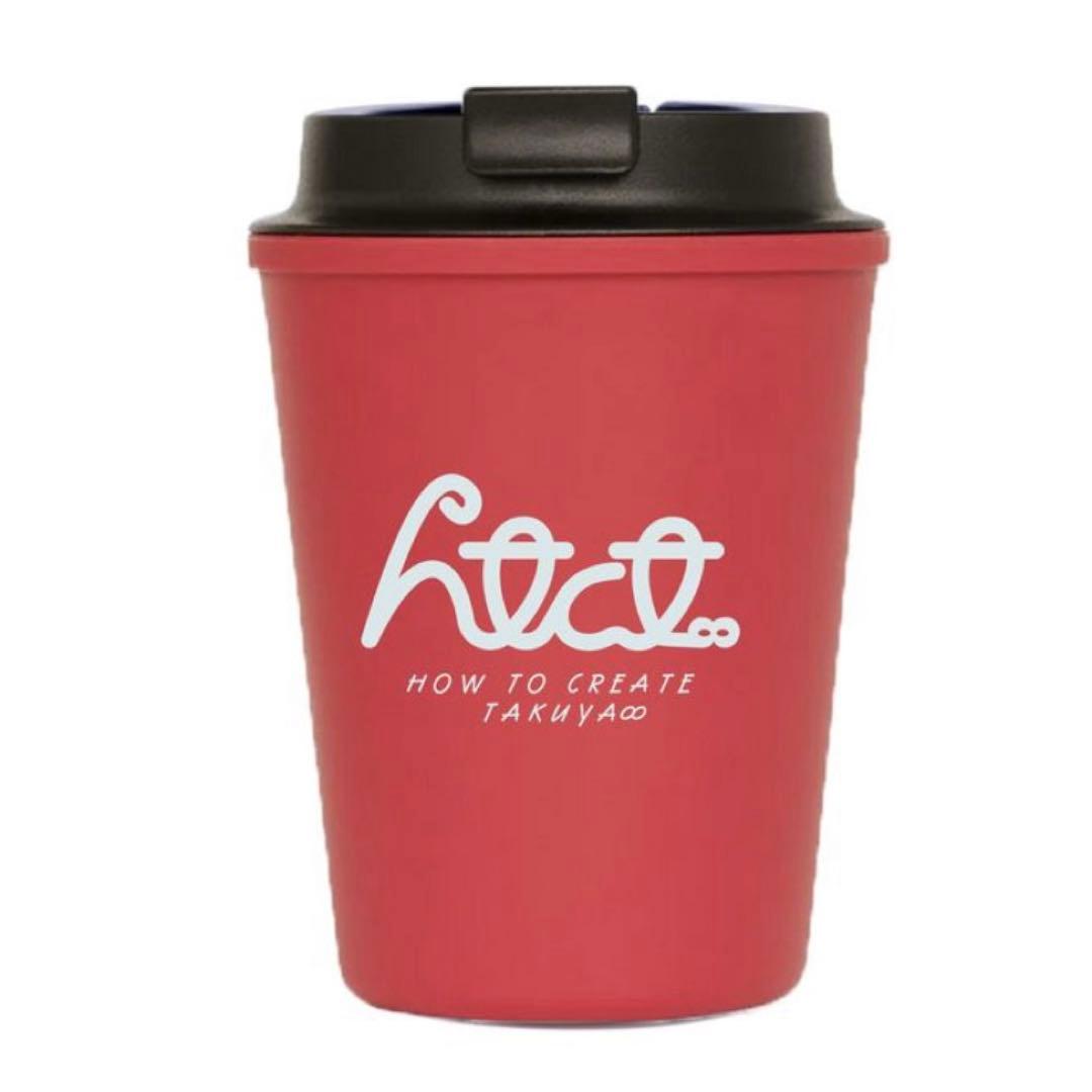 TAKUYA∞の創り方　ウォールマグhtct∞ロゴ白/レッド　赤