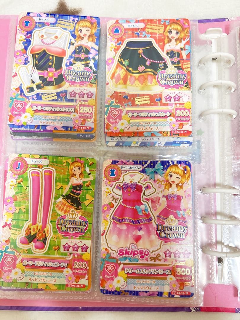 アイカツカード バインダー，カード約355枚まとめ売り