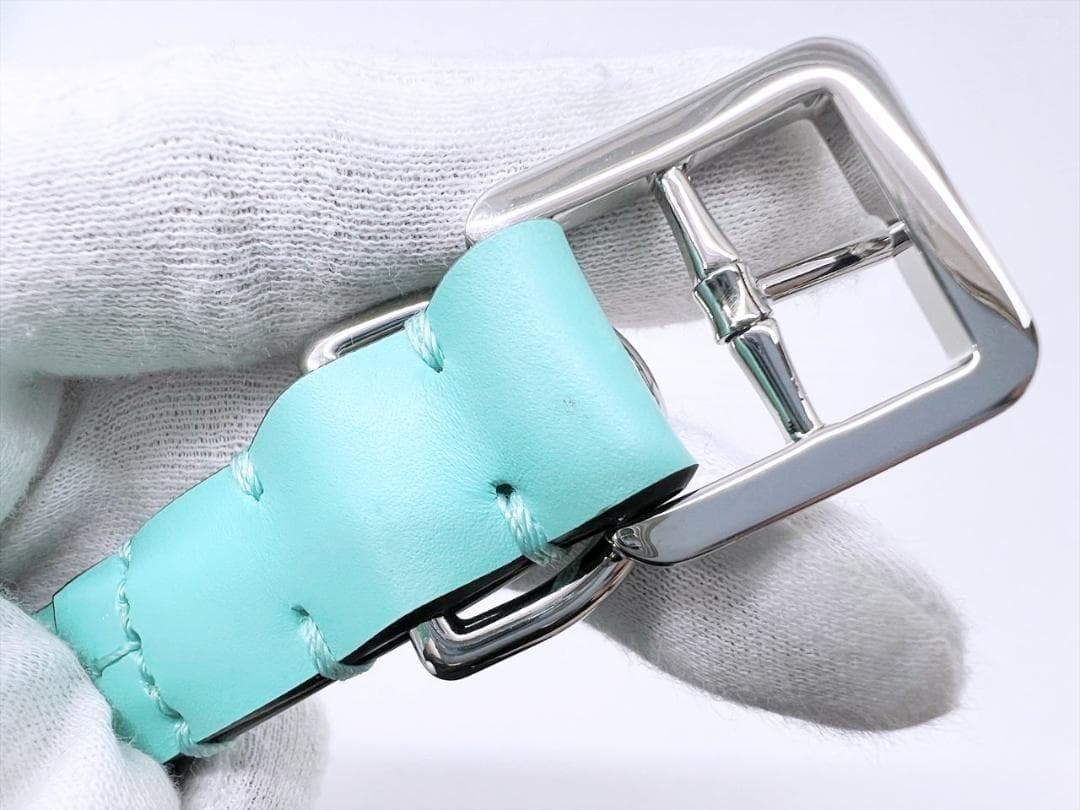 未使用保管　ティファニー　ティファニーブルー　ロゴ　ペットカラー　首輪　M