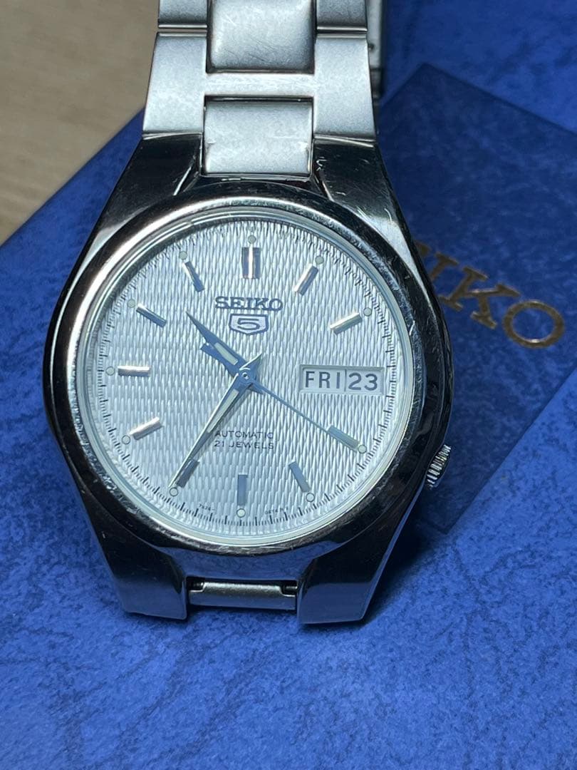 オ*ヲ様 SEIKO5 自動巻き 7S26-02F0 21JEWELS 裏スケ
