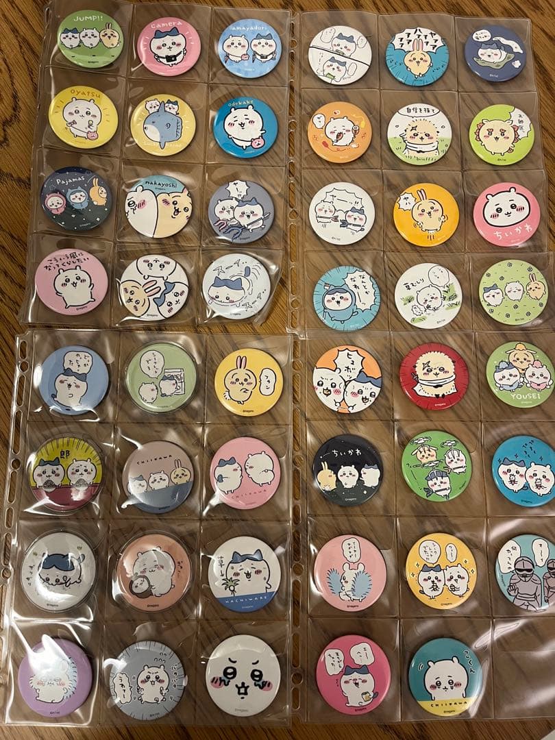 ちいかわ　缶バッジ　ノベルティシール