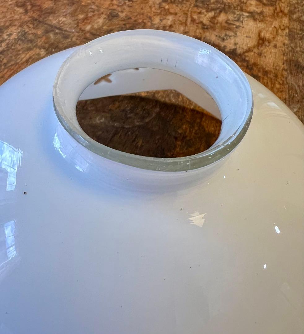 大正ロマン　被せガラス　電笠　切子　カット　アンティーク　照明　灯り　洋館