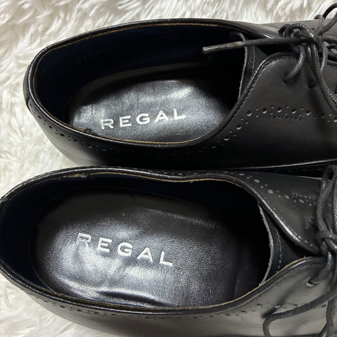 REGAL ビジネスシューズ　ストレートチップ　レザー　27cm