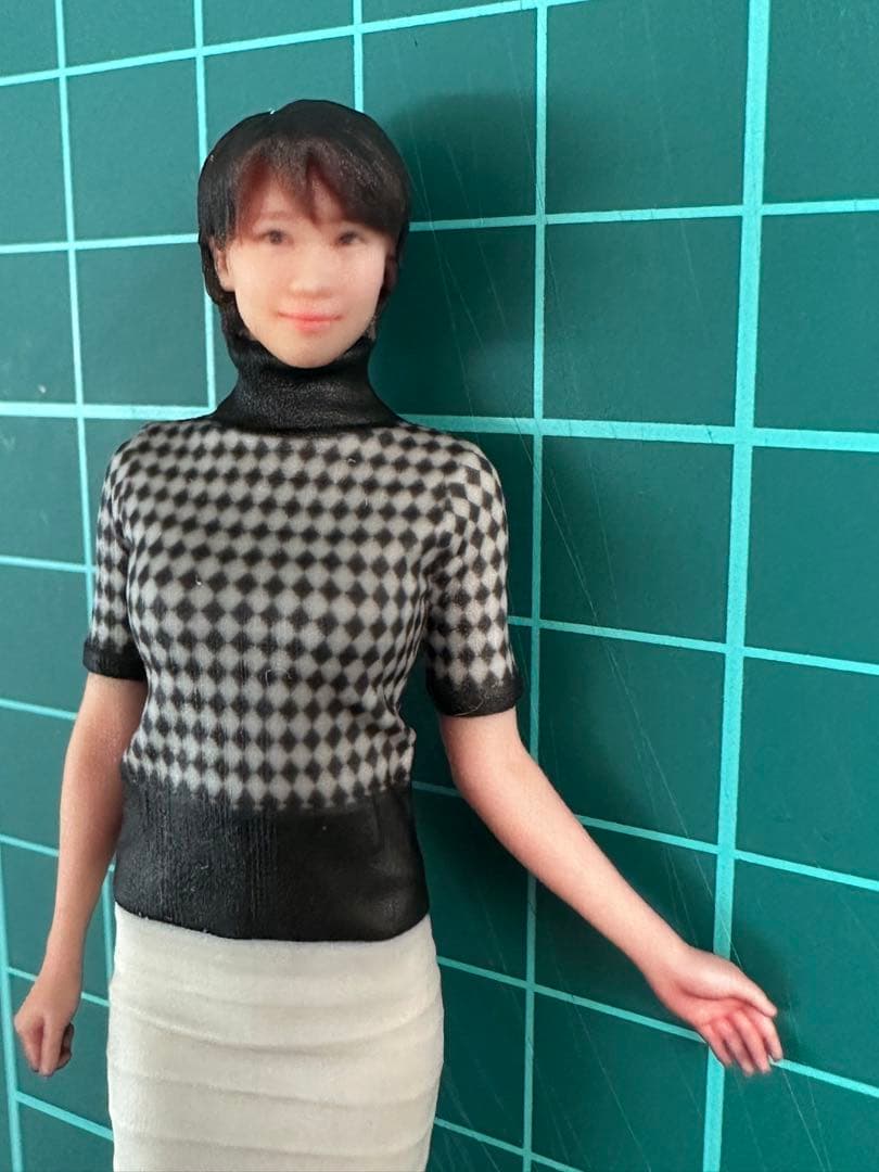 1/18 フィギュア2体　3Dフィギュア　ミニチュア　ジオラマ　1/64より大