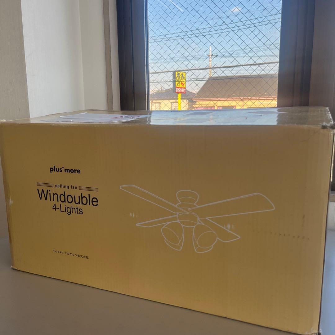 シーリングファン LEDリモコン　照明 Windouble