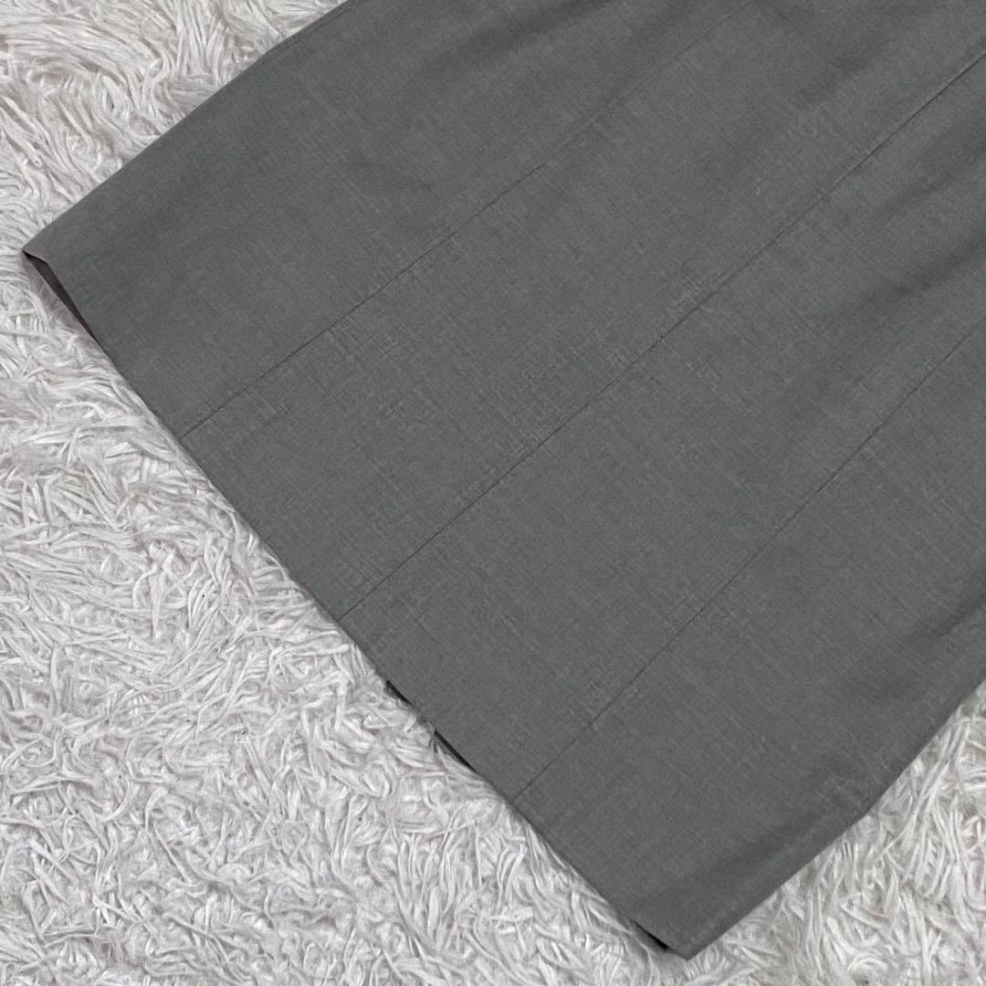 【希少】CHANEL・シャネル・スカート・グレー・銀ボタン・99C・M相当