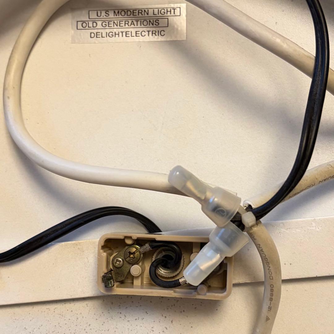 ペンダントライト　ミッドセンチュリー　スペースエイジ　3灯　US ビンテージ