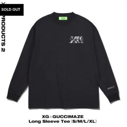 完売品　XG　ロング Tシャツ　ロンT　Мサイズ　グッズ　スリーブ