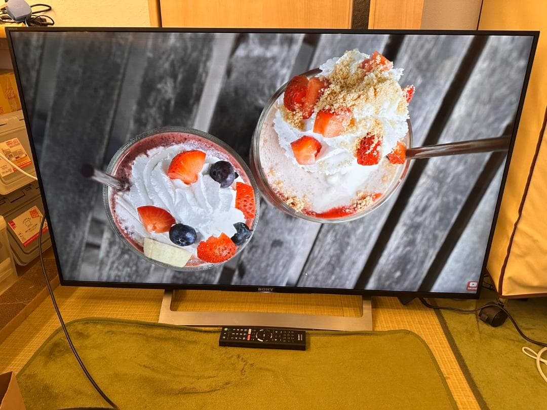 スマートテレビ　4K対応！SONY ソニー　KJ-49X8300D　少々訳が美品