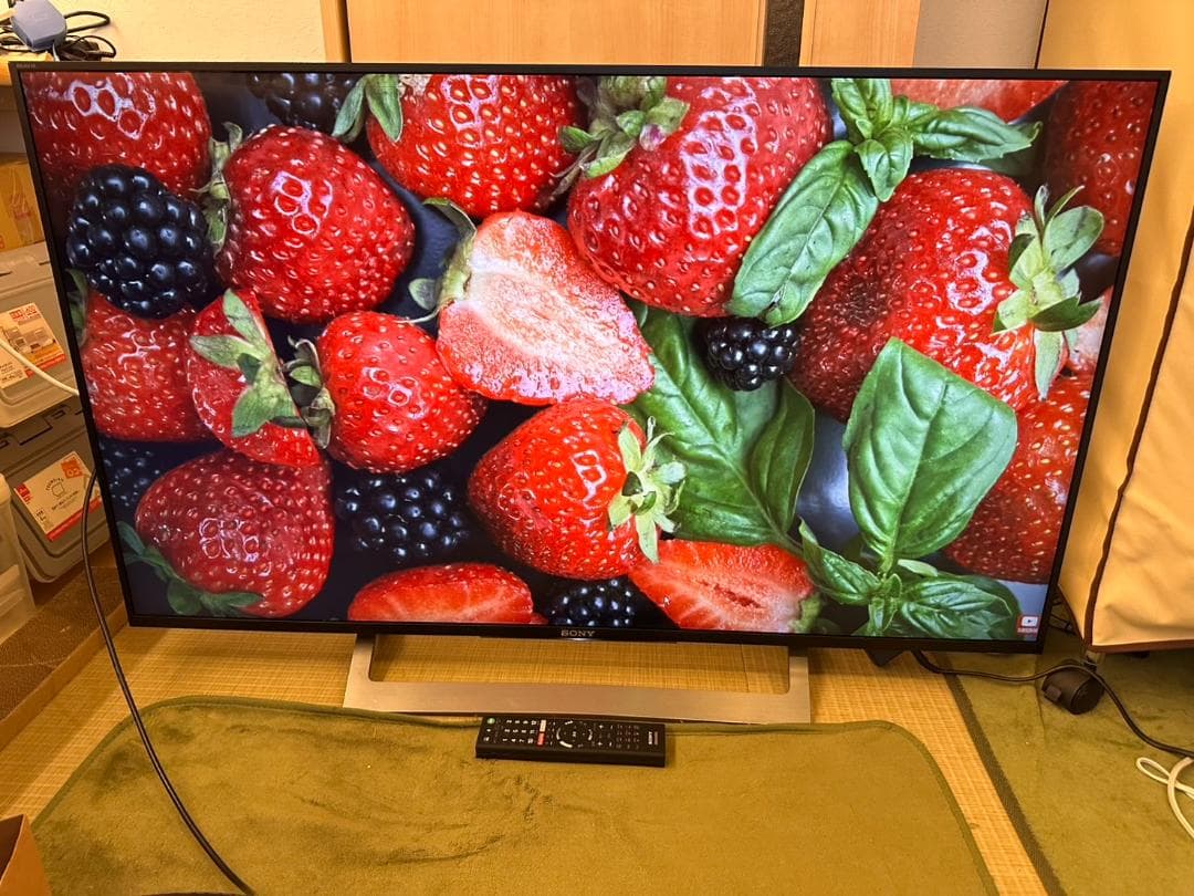 スマートテレビ　4K対応！SONY ソニー　KJ-49X8300D　少々訳が美品