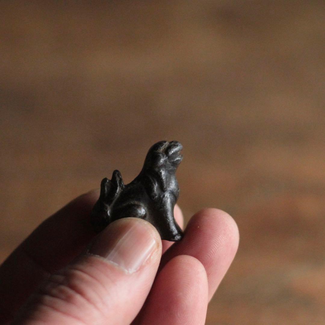 古銅 獅子 古美術 古道具 アンティーク オブジェ