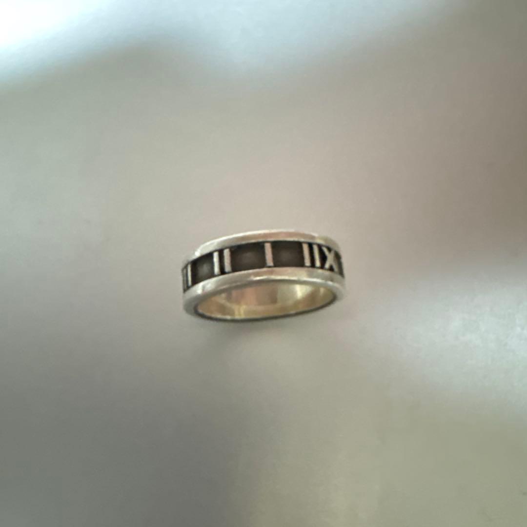 【約11号】ティファニー　アトラスリング　SV925 1995年